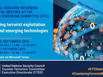 Dr. Elguindy in the CTED technical sessions inform Counter-Terrorism Committee’s special meeting in India