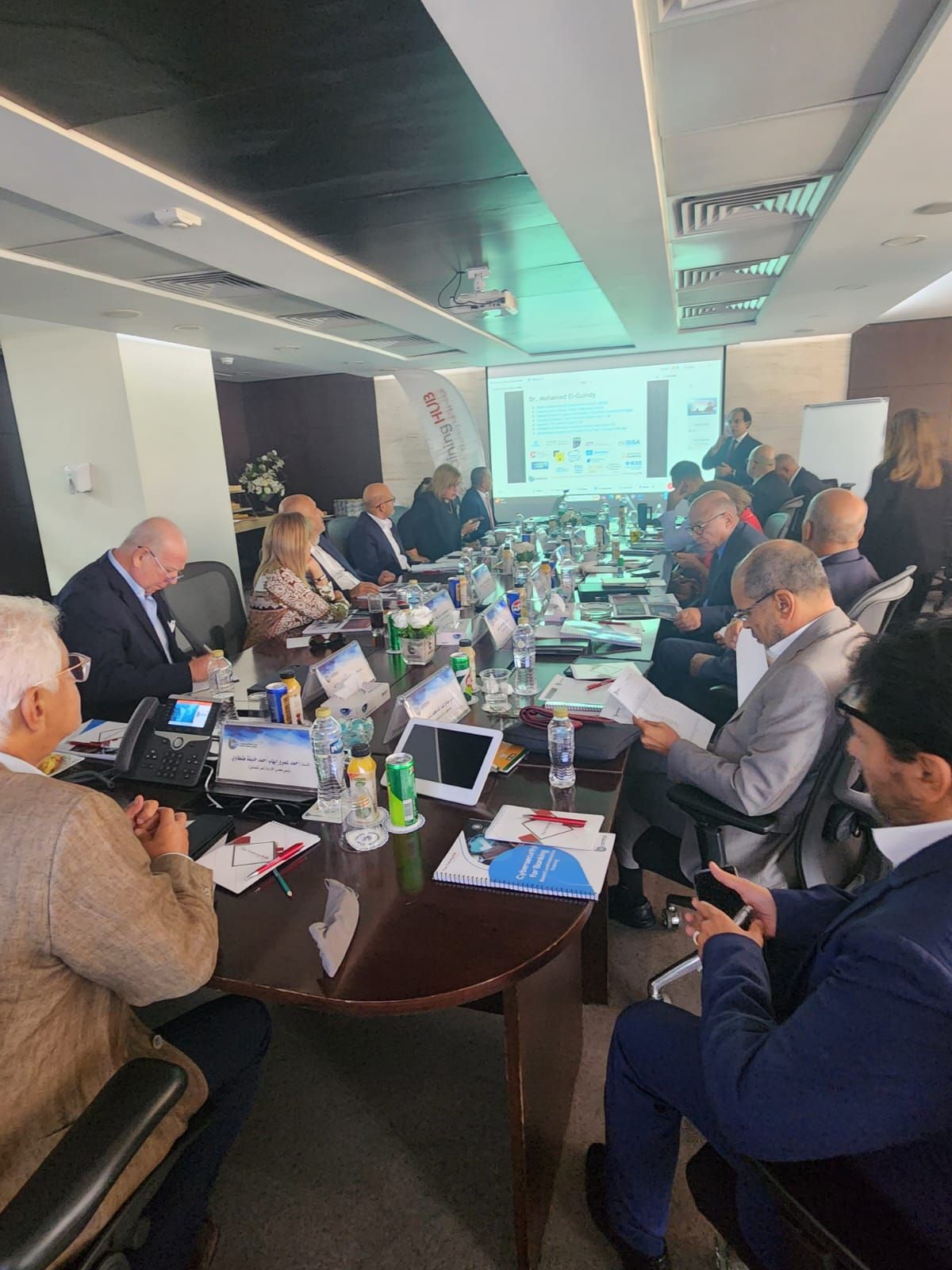 Cybersecurity Training Delivered to Suez Canal Bank Board by Dr. Mohamed El-Guindy