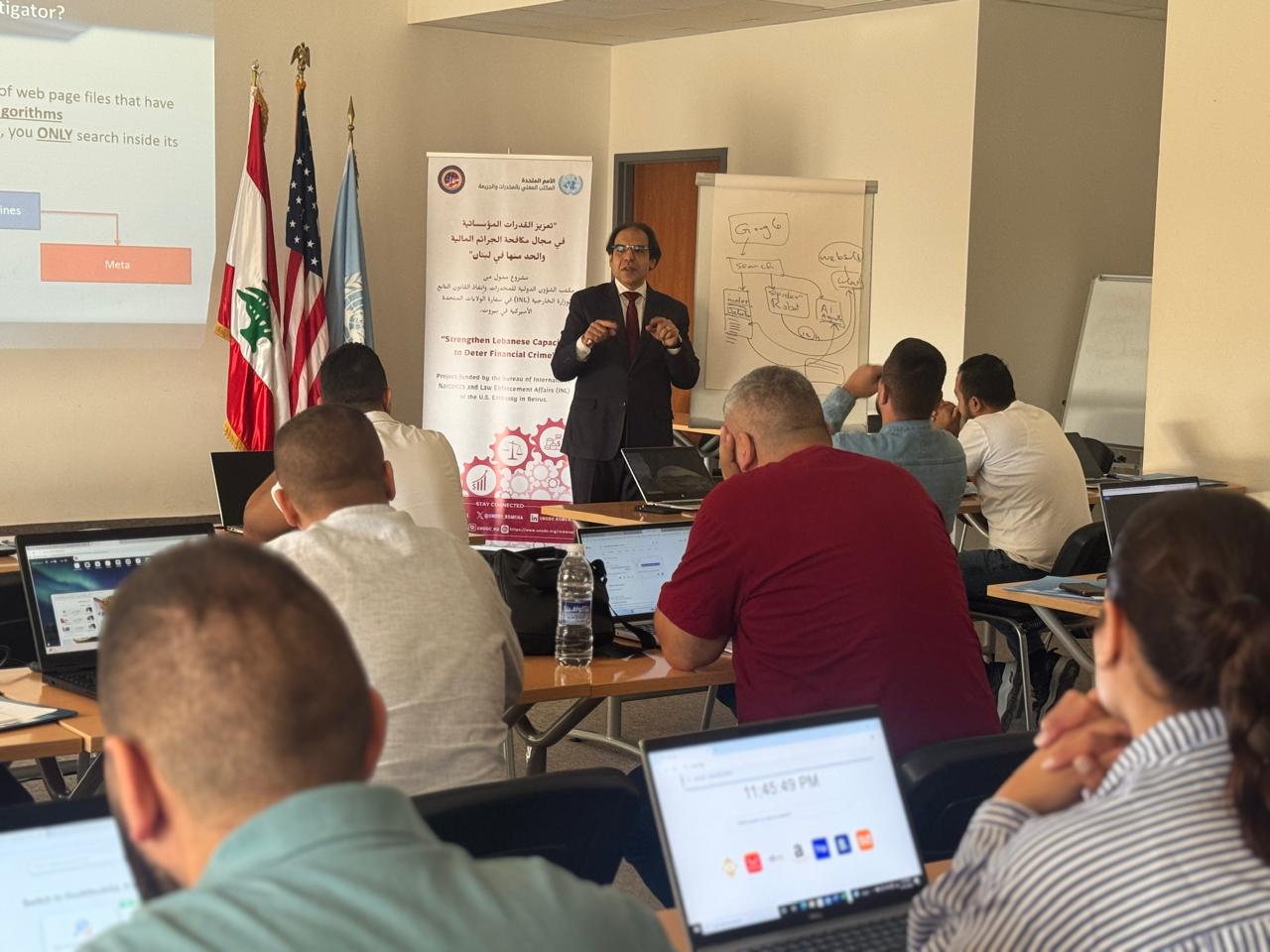 Dr. Mohamed El-Guindy Proudly Delivers Advanced Training for Law Enforcement Officers in Lebanon